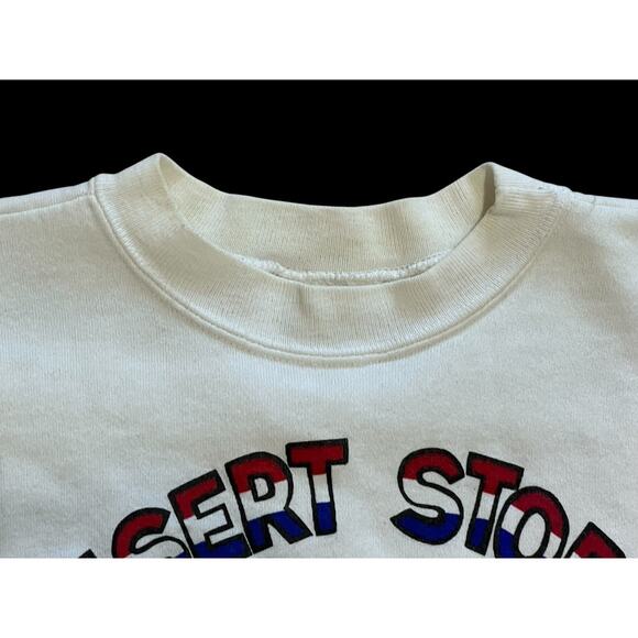 Vintage JERZEES Desert Storm Single Stitch Crewneck Sweatshirt Soft XL Made USA - Picture 2 of 5